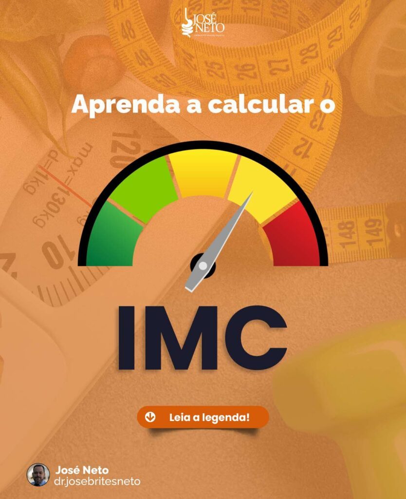 Aprenda A Calcular O Imc José Luzardo Brites Neto 